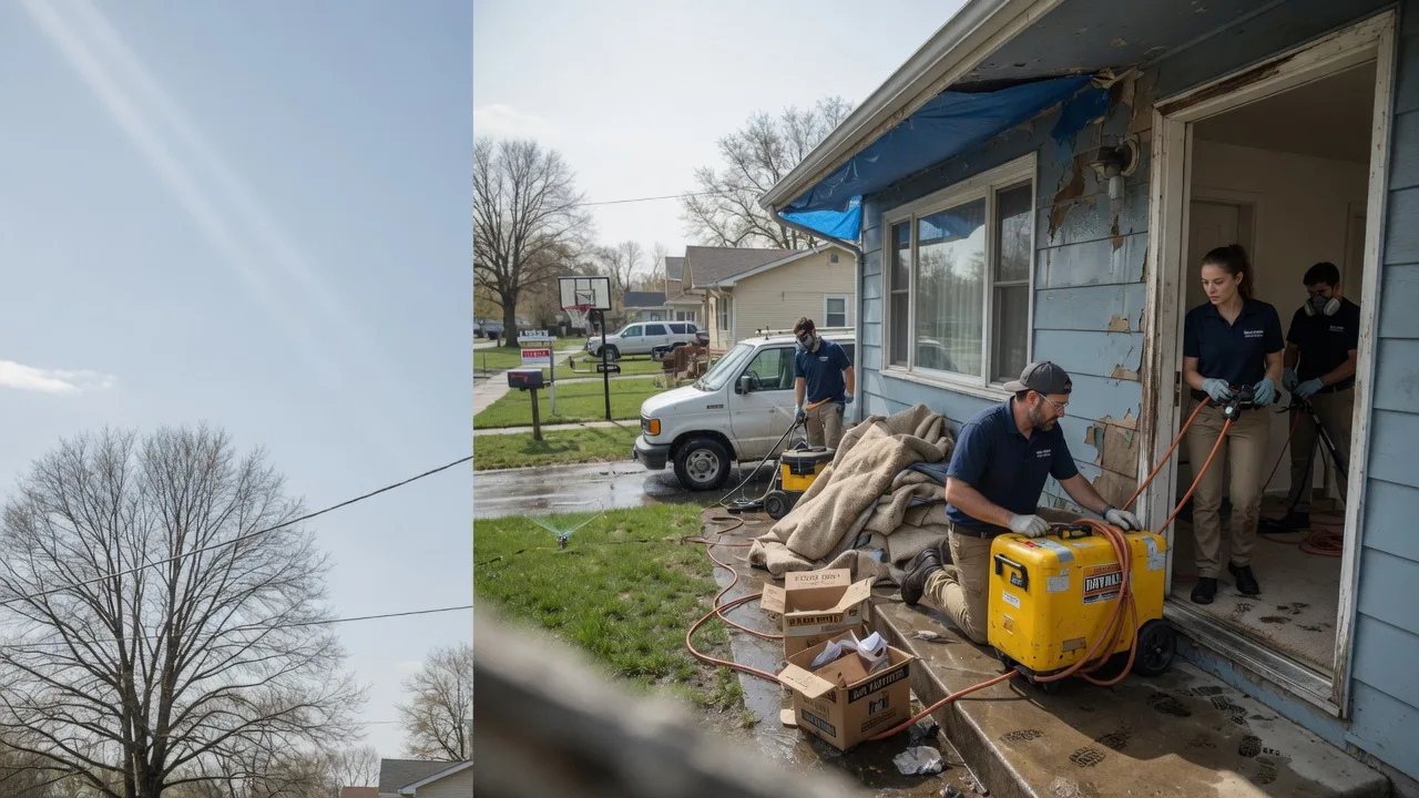 Basement Flood Cleanup in Hiland, WY near me